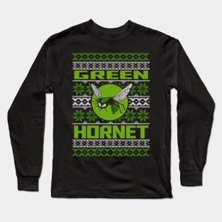 Ugly Christmas Sweater - Green Hornet Long Sleeve T-Shirt